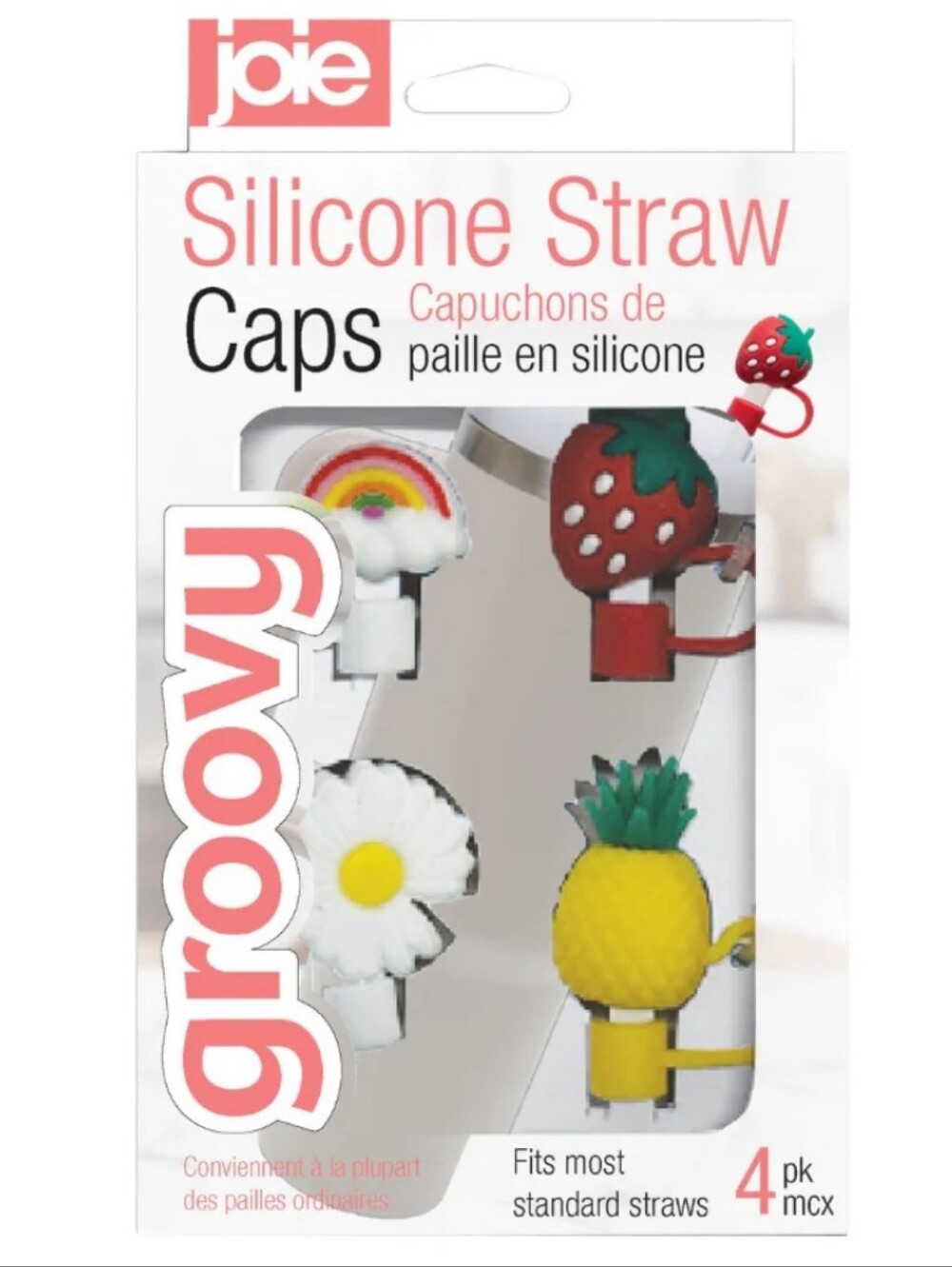 Joie Silicone Straw Caps